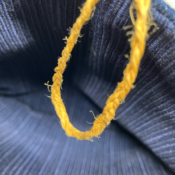 Handmade Upcycled Denim Crossbody Purse, Embroidered, Handstitching - Picture 3 of 6